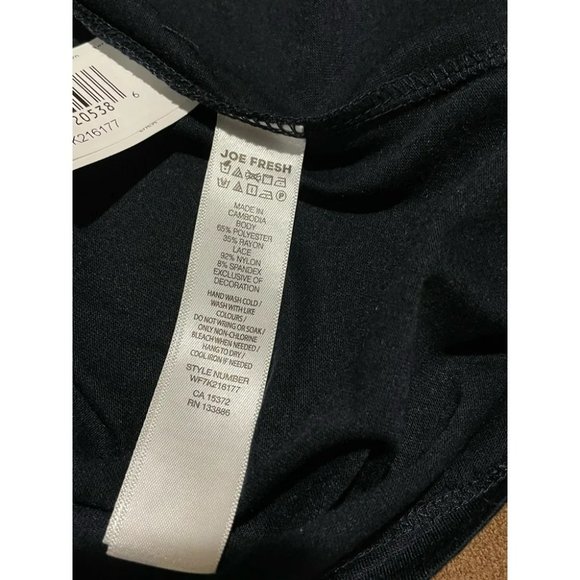 Navy & Lace Sleeveless Top - Picture 4 of 4